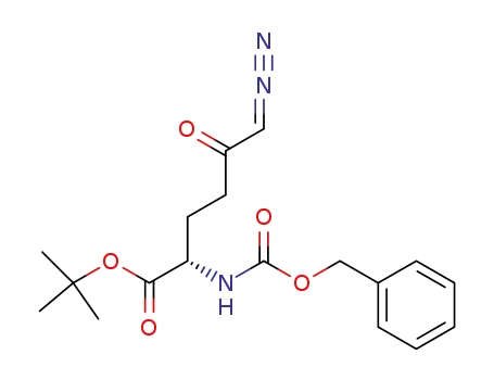 (S)-2-benzyloxycarbonylamino-6-diazo-5-oxohexanoic acid tert-butyl ester