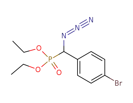 [Azido-(4-bromo-phenyl)-methyl]-phosphonic acid diethyl ester