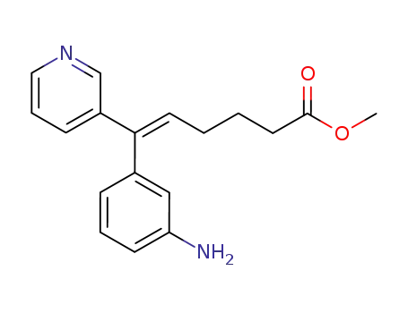 (E)-methyl 6-(3-aminophenyl)-6-(3-pyridyl)hex-5-enoate