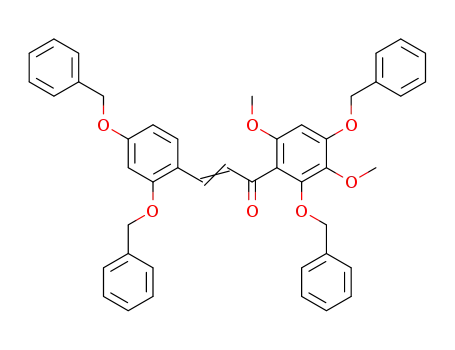 (Z)-1-(2,4-Bis-benzyloxy-3,6-dimethoxy-phenyl)-3-(2,4-bis-benzyloxy-phenyl)-propenone