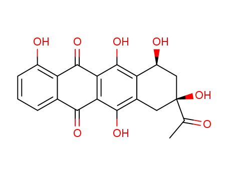 Molecular Structure of 52744-22-6 (carminomycinone)