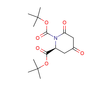 1,2-피페리딘디카르복실산, 4,6-디옥소-, 비스(1,1-디메틸에틸)에스테르, (2S)-