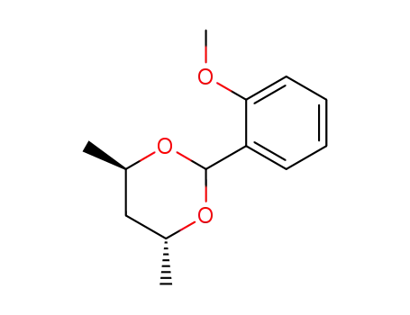 Molecular Structure of 6413-42-9 (2-(2-methoxyphenyl)-4,6-dimethyl-1,3-dioxane)