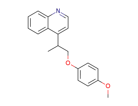 4-[2-(p-methoxyphenoxy)-1-methylethyl]quinoline