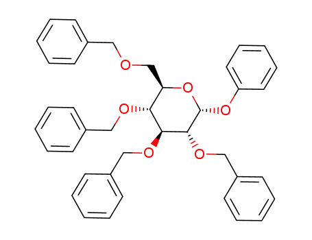 Molecular Structure of 77667-56-2 (4-phenyl 2,3,4,6-tetra-O-benzyl-α-D-glucopyranoside)