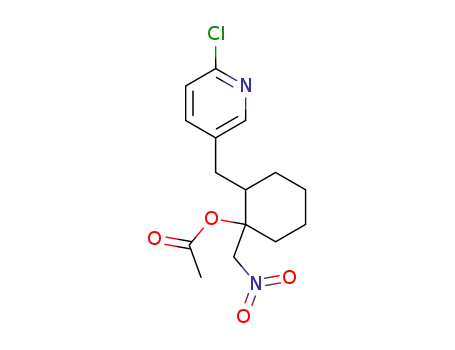 acetic acid 2-(6-chloro-pyridin-3-ylmethyl)-1-nitromethyl-cyclohexyl ester