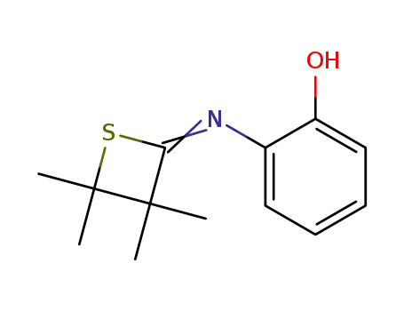 Phenol, 2-[(3,3,4,4-tetramethyl-2-thietanylidene)amino]-