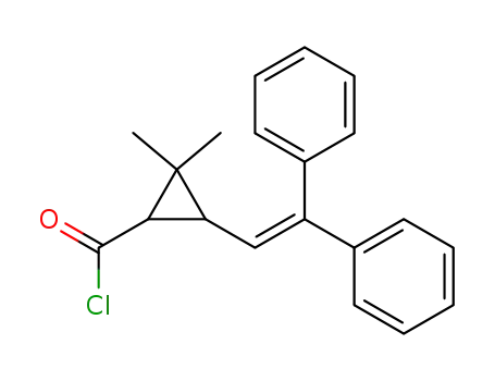 3-(2,2-diphenylvinyl)-2,2-dimethyl-1-cyclopropanecarbonyl chloride