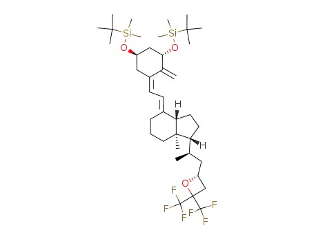 1α,3β-bis[(t-butyldimethylsilyl)oxy]-23(R),25-epoxy-26,26,26,27,27,27-hexafluoro-9,10-secocholesta-5(Z),7(E),10(19)-triene