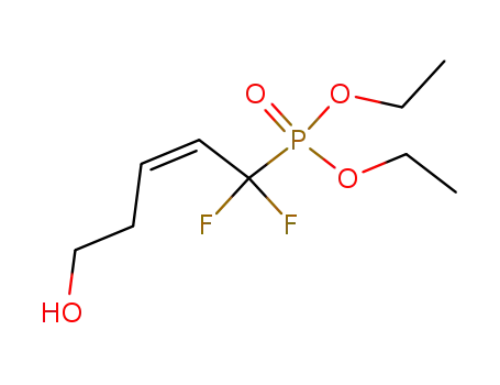 diethyl [(Z)-1,1-difluoro-5-hydroxy-2-pentenyl]phosphonate