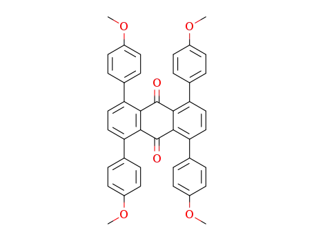 1,4,5,8-tetrakis(4-methoxyphenyl)-9,10-anthracenedione