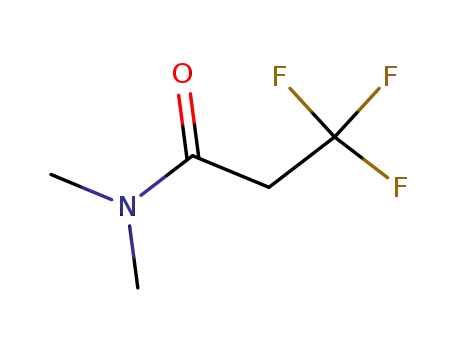 Molecular Structure of 137131-14-7 (N,N-dimethyl-3,3,3-trifluoropropionamide)