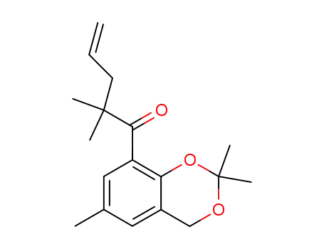 2,2-dimethyl-1-(2,2,6-trimethyl-4<i>H</i>-benzo[1,3]dioxin-8-yl)-pent-4-en-1-one