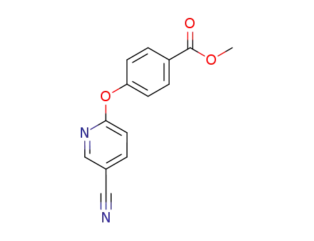 4-(5-cyano-pyridin-2-yloxy)-benzoic acid methyl ester
