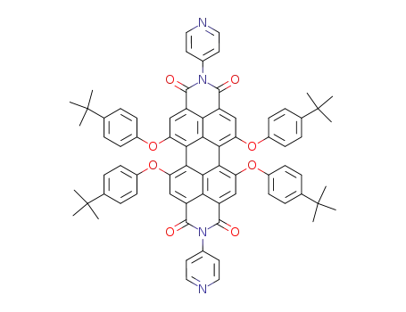 N,N'-Di(4-pyridyl)-1,6,7,12-tetra(4-tert-butylphenoxy)perylene-3,4:9,10-tetracarboxylic acid bisimide