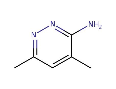 Molecular Structure of 17258-21-8 (4,6-Dimethylpyridazin-3-amine)