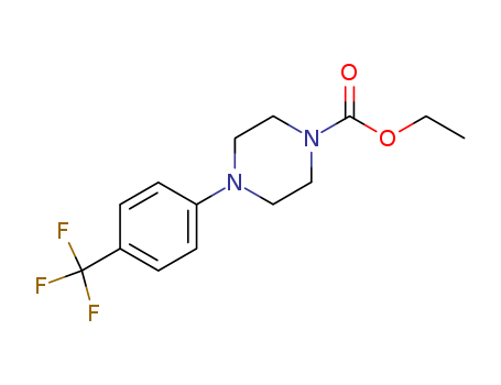1-Piperazinecarboxylicacid, 4-[4-(trifluoromethyl)phenyl]-, ethyl ester                                                                                                                                 