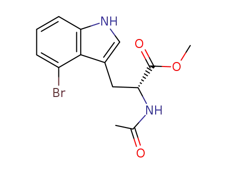 (R)-N-acetyl-4-bromotryptophan methyl ester