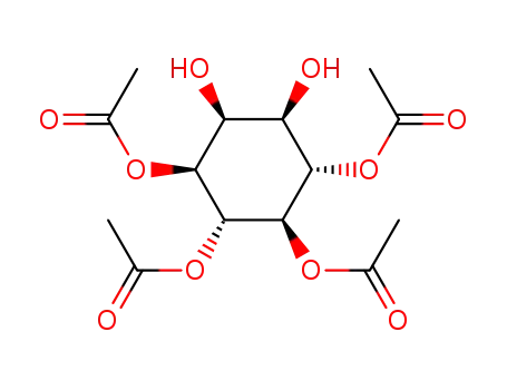 Molecular Structure of 80953-32-8 (3,4,5,6-Tetra-O-acetyl-D-myo-inositol)