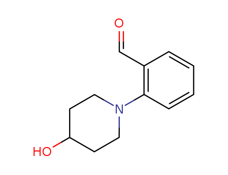 Benzaldehyde,2-(4-hydroxy-1-piperidinyl)-