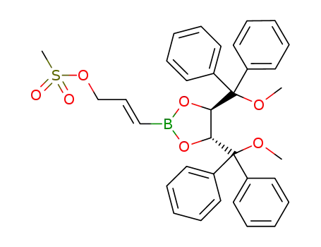 (4'R,5'R,2E)-3-[4',5'-bis(methoxydiphenylmethyl)-1',3',2'-dioxaborolan-2'-yl]prop-2-en-1-yl methanesulfonate