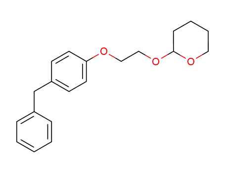 2-(4-benzylphenoxy)ethyl tetrahydro-2H-pyran-2-yl ether