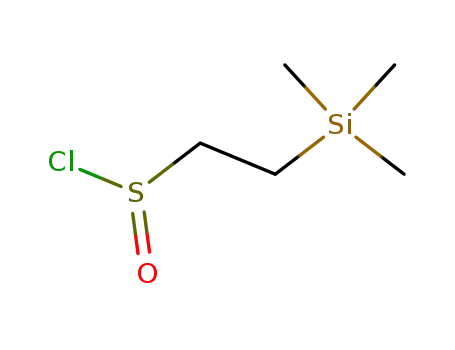 Molecular Structure of 143505-60-6 (Ethanesulfinyl chloride, 2-(trimethylsilyl)-)