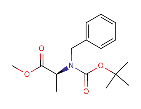 methyl (S)-2-[(N-benzyl)-(N-t-butoxycarbonyl)amino]propanoate