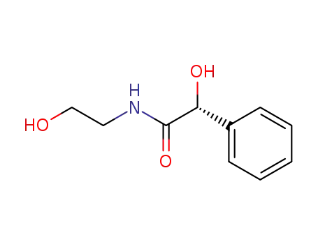 Molecular Structure of 855660-91-2 (2-HYDROXY-N-(2-HYDROXYETHYL)-2-PHENYLACETAMIDE)