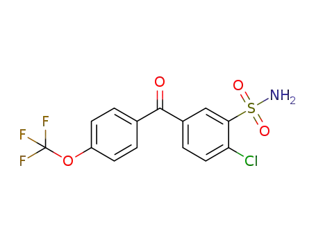 2-chloro-5-(4-trifluoromethoxy-benzoyl)-benzenesulfonamide