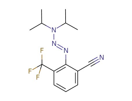 (E)-2-(3,3-diisopropyltriaz-1-enyl)-3-(trifluoromethyl)benzonitrile