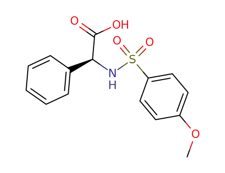 2-([(4-메톡시페닐)설포닐]아미노)-2-페닐아세트산