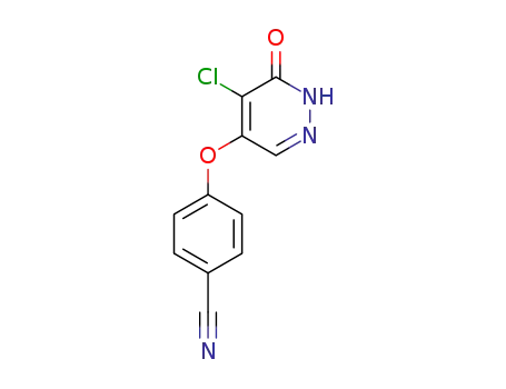 4-(5-Chloro-6-oxo-1,6-dihydro-pyridazin-4-yloxy)-benzonitrile