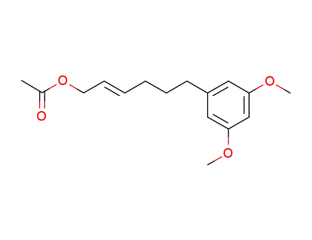 (E)-6-(3,5-dimethoxyphenyl)hex-2-enyl acetate