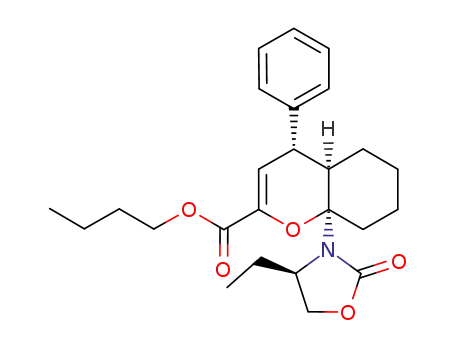 (4S,4aR,8aR)-8a-[(4R)-4-ethyl-2-oxo-1,3-oxazolidin-3-yl]-4-phenyl-4a,5,6,7,8,8a-hexahydro-4H-chromene-2-carboxylic acid butyl ester