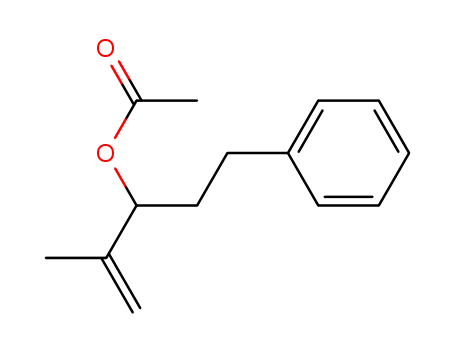 2-methyl-5-phenylpent-1-en-3-yl acetate
