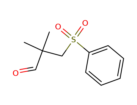 3-benzenesulfonyl-2,2-dimethyl-propionaldehyde