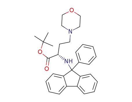 (2S)-tert-butyl 2-[N-(9-(9-phenylfluorenyl))amino]-4-(morpholin-4-yl)butanoate