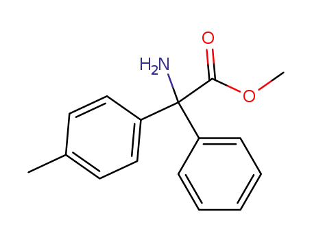 Molecular Structure of 309253-12-1 (amino-phenyl-<i>p</i>-tolyl-acetic acid methyl ester)