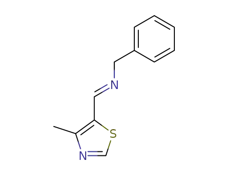 Molecular Structure of 247216-73-5 ((E)-5-(N-benzylformimidoyl)-4-methylthiazole)