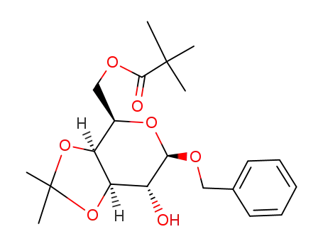 Benzyl 3,4-O-isopropylidene-6-O-pivaloyl-β-D-galactopyranoside
