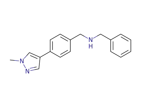 Benzyl-[4-(1-methyl-1H-pyrazol-4-yl)-benzyl]-amine