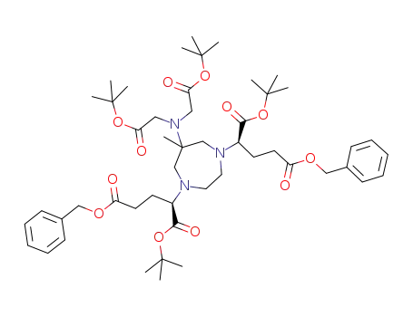 (R,R)-1,4-bis(1'-tert-butoxycarbonyl-3'-benzyloxycarbonylpropyl)-6-bis(tert-butoxycarbonylmethyl)amino-6-methylperhydro-1,4-diazepine