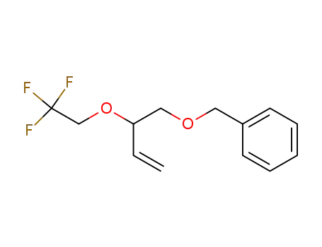Molecular Structure of 373393-05-6 ([2-(2,2,2-trifluoro-ethoxy)-but-3-enyloxymethyl]-benzene)