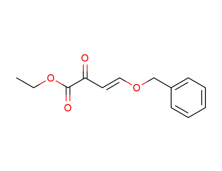 Molecular Structure of 65260-59-5 (3-Butenoic acid, 2-oxo-4-(phenylmethoxy)-, ethyl ester, (E)-)