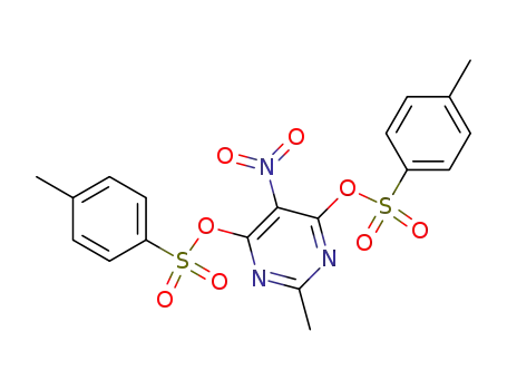 2-methyl-5-nitropyrimidine-4,6-bis(p-toluenesulfonate)