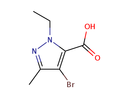 4-BROMO-1-ETHYL-3-METHYL-1H-PYRAZOLE-5-CARBOXYLIC ACIDCAS