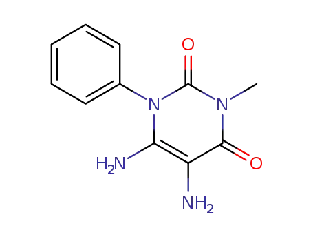 2,4(1H,3H)-Pyrimidinedione, 5,6-diamino-3-methyl-1-phenyl-