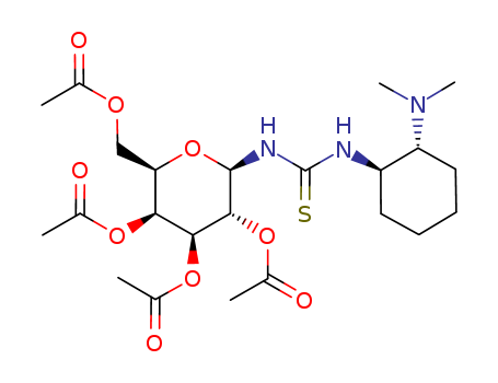 N-[(1R,2R)-2-(dimethylamino)cyclohexyl]-N'-(2,3,4,6-tetra-O-acetyl-β-D-glucopyranosyl)thiourea