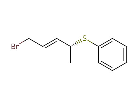 (E)-(R)-4-bromo-1-methyl-2-butenyl phenyl sulfide